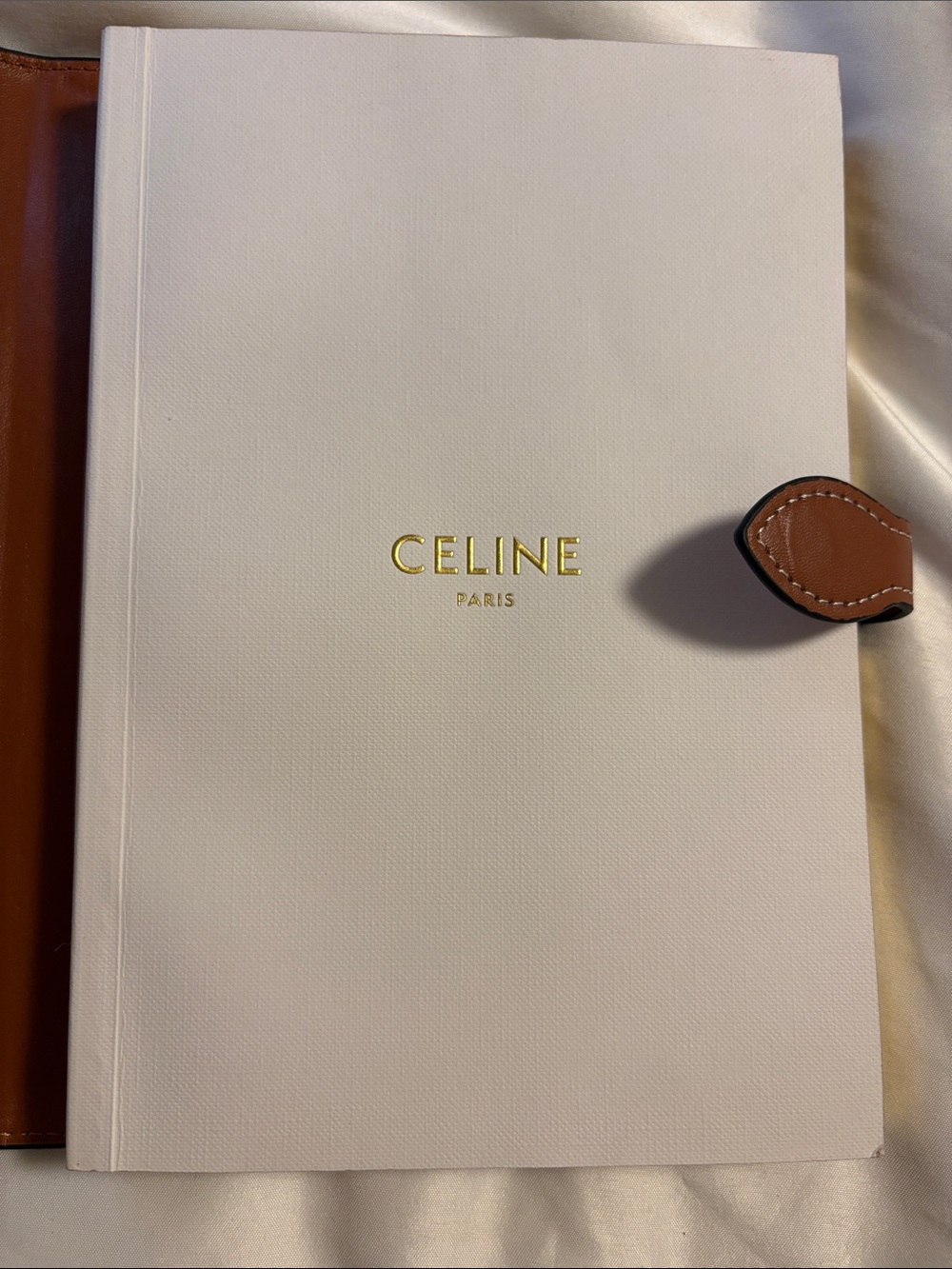 CELINE refillable notebook cover w/ starter blank notebook - Picture 5 of 9